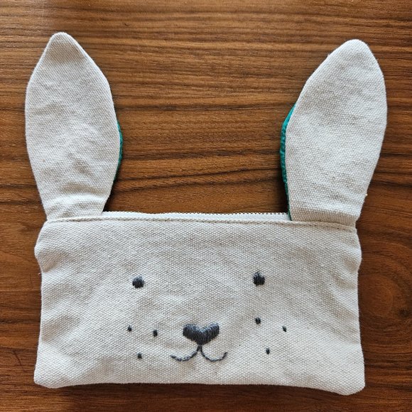 Meri Meri Bunny Zipper Pouch - Picture 1 of 4